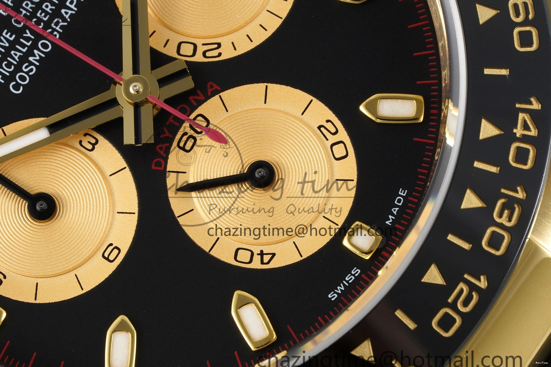 MiroTime 0429 Daytona 116518 BTF 1:1 Best Edition Paul Newman Black YG Dial on Oysterflex Rubber Strap SA4130 V Modern 2259